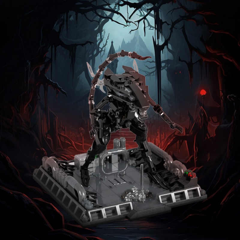 SETbricks 异形女王 小颗粒积木兼容益智儿童玩具套装拼插礼品