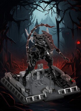 SETbricks 异形女王 小颗粒积木兼容益智儿童玩具套装拼插礼品