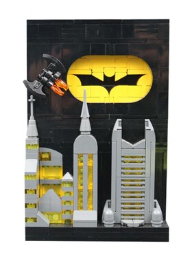 setbricks积木蝙蝠侠—哥谭的故事组装拼装模型高砖零件MOC玩具