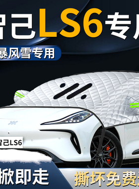 智己LS6专用汽车遮雪挡罩前挡风玻璃防雪防霜防冻布车衣车罩知己