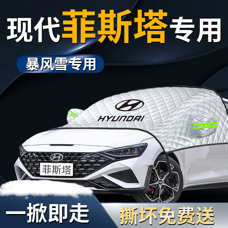 【现代菲斯塔】汽车遮雪挡