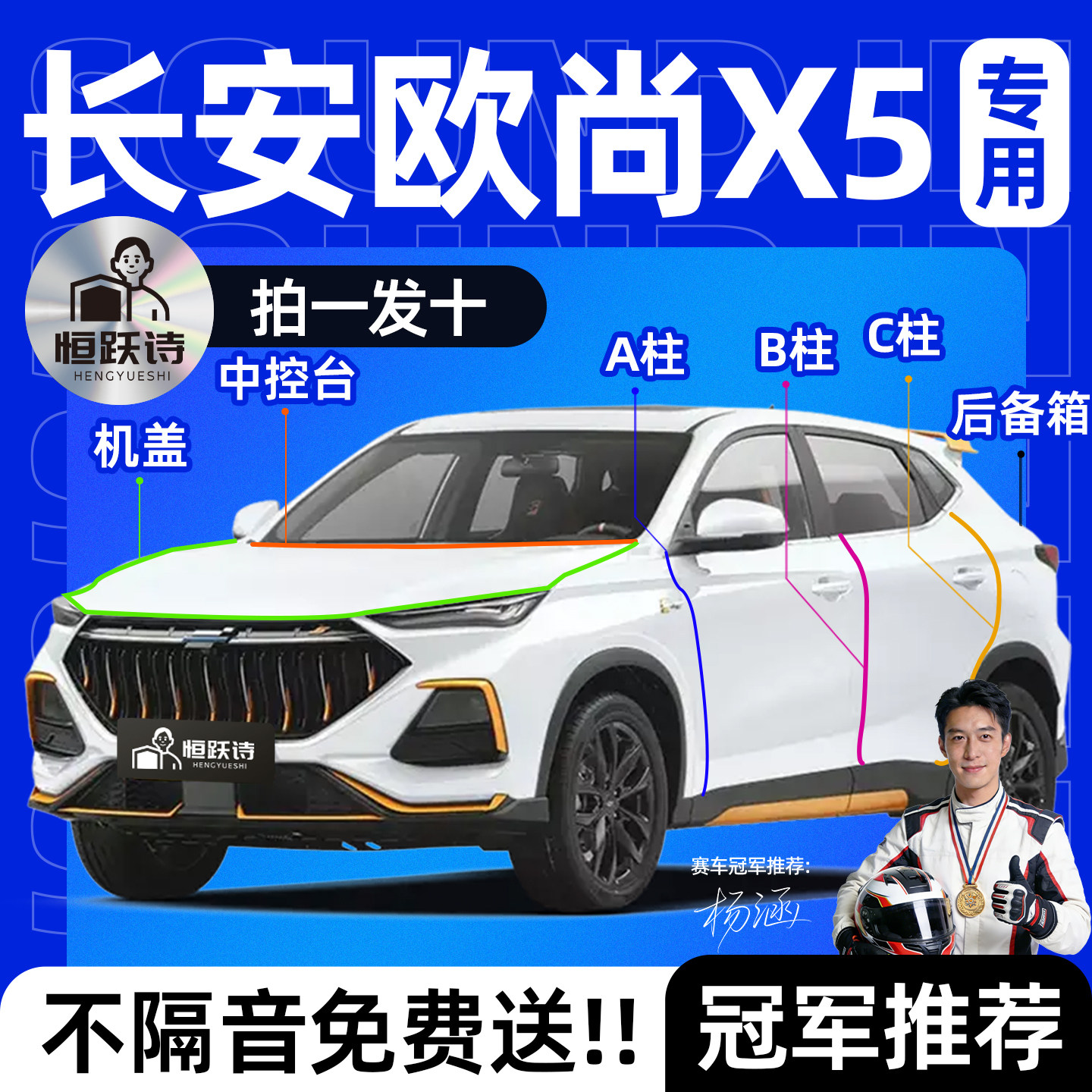 【长安欧尚X5】全车隔音密封条