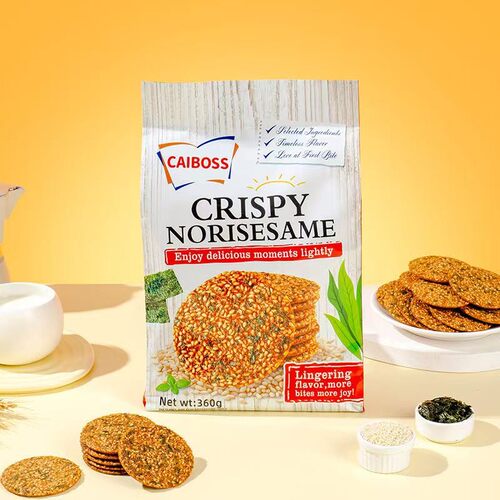 英国CAIBOSS海苔芝麻饼干