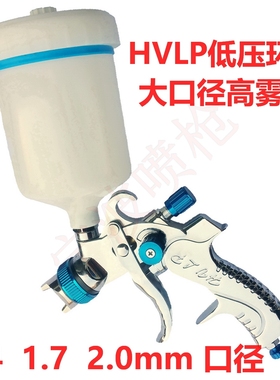 上壶HVLP601汽车油漆喷枪高雾化家具喷漆枪1.4mm 1.7mm 2.0mm口径