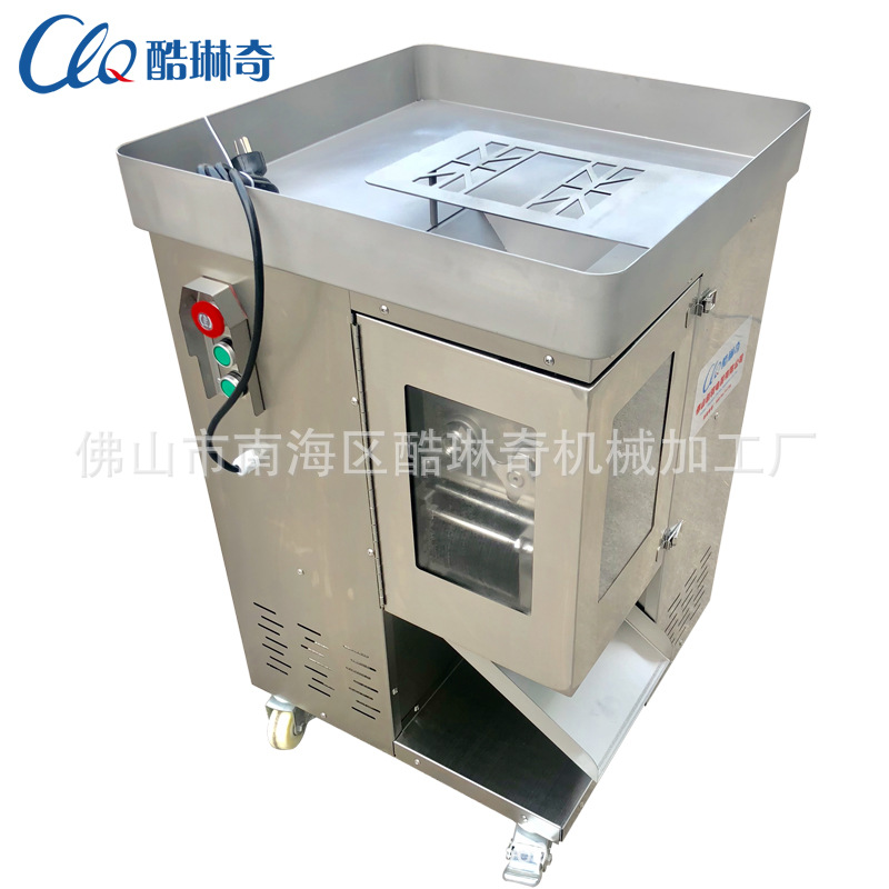 豆腐切丝机/鸡胸肉切丝机电动大型切肉机鲜牛羊猪肉一次切肉丝机