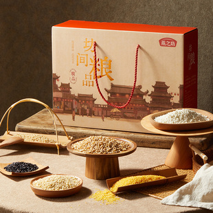 燕之坊坊间粮品圆糯米 糙米 小麦仁 玉米渣 高粱米 黑米礼盒2.1kg