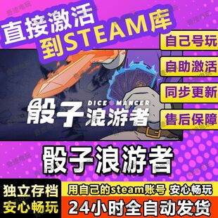 骰子浪游者steam游戏cdkey激活码单机电脑游戏全球兑换码入库玩PC