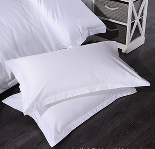 1pcs Bedding white cotton / polyester Pillowcase Pillow case