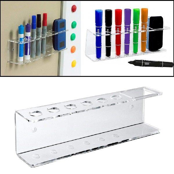 Dry Erase Marker Pen Holder And Eraser Organizer for White跨