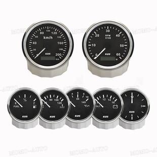 KUS组合转速码表油位水温油压电压时钟复古普桑改装中控台