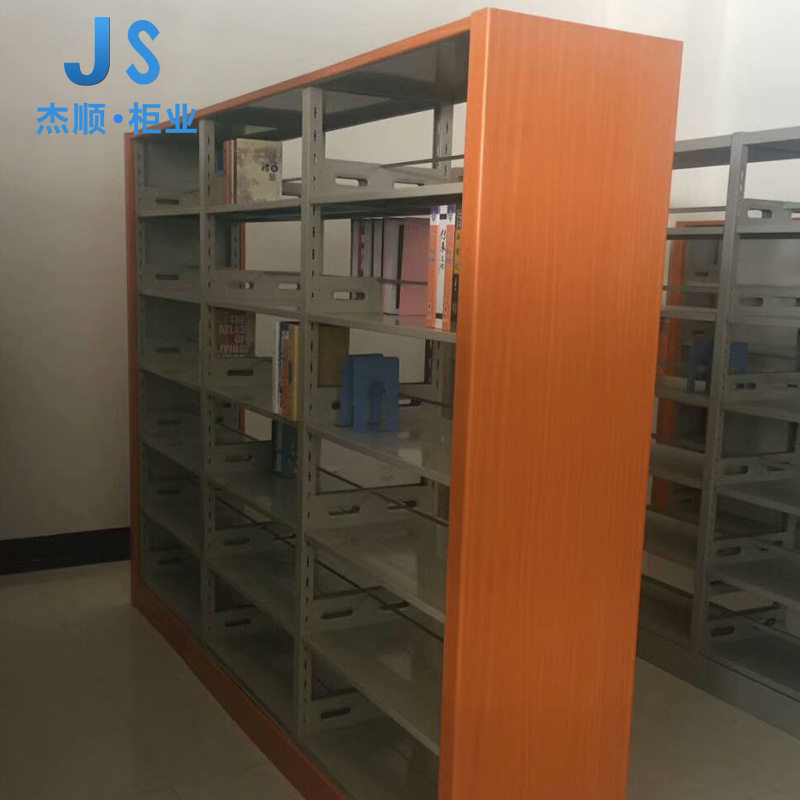现货供应 资料档案架书店铁书架单面双面图书架家用书柜钢制