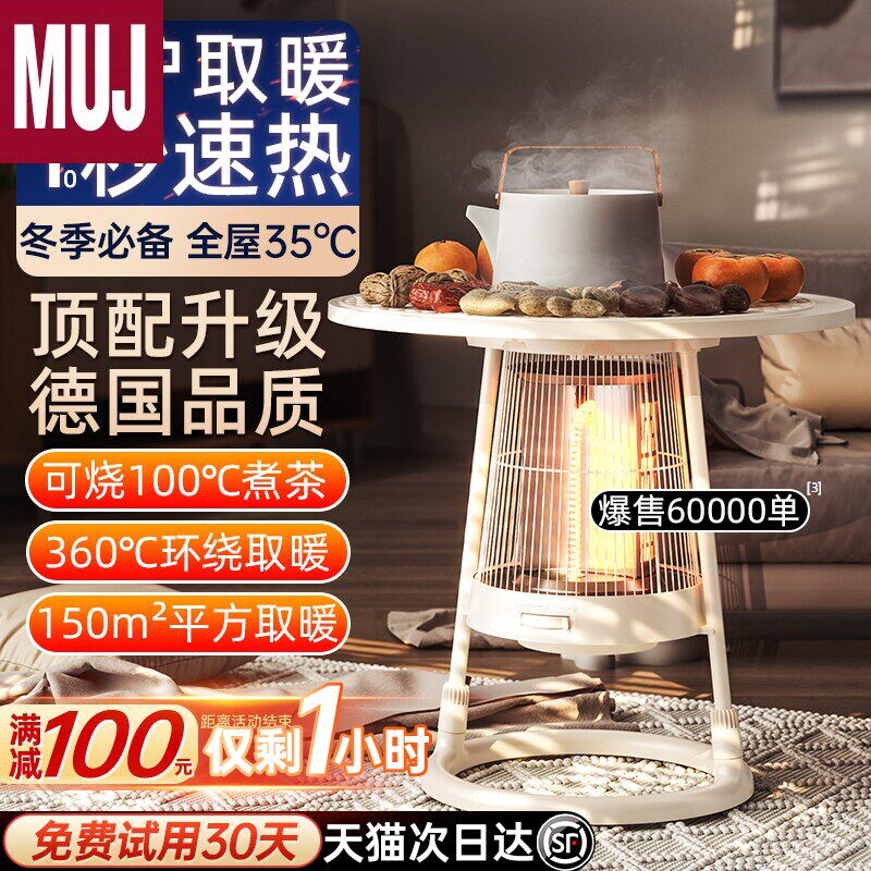 日本进口小太阳围炉取暖器鸟笼节