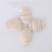 婴幼儿新生儿防抓手套婴儿新生儿童彩棉薄款 网眼宝宝纯棉调节护小