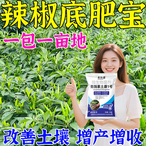 禾江南辣椒底肥宝青椒朝天椒辣椒种植促根壮苗调理土壤微生物肥正 - 封面