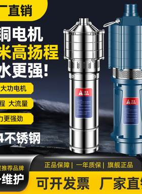 多级潜水泵高扬程大流量220v家用抽水机农用灌溉高压380V