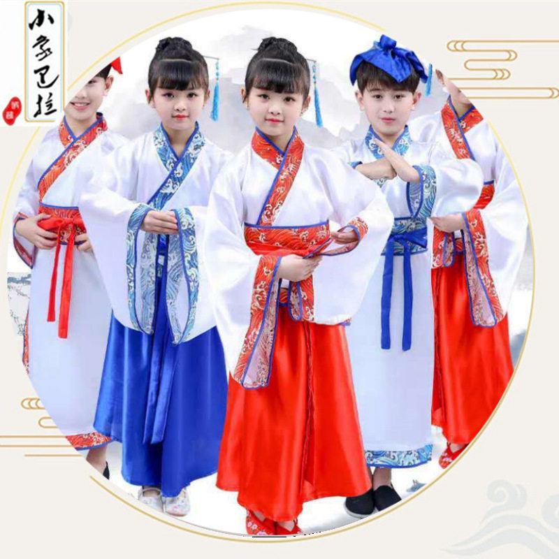 古风儿童古代国学汉服国学服