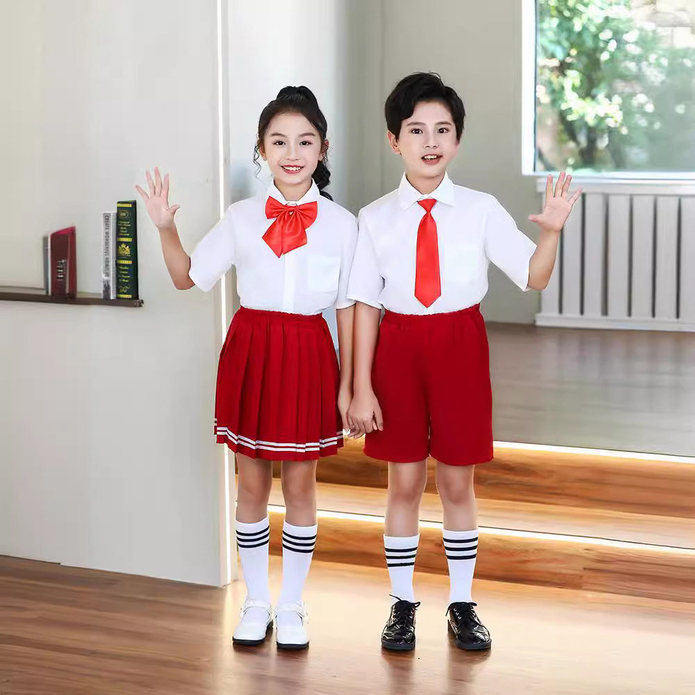 毕业班服六年级儿童演出服大合唱