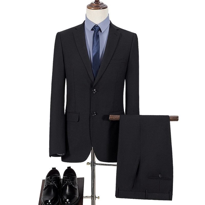 西装套装男士春秋职业商务面试正装新郎伴郎西服全套休闲男装常规
