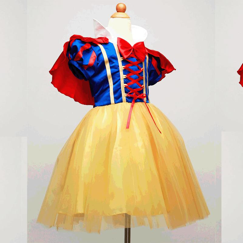 儿童欧美白雪公主表演服拍摄服