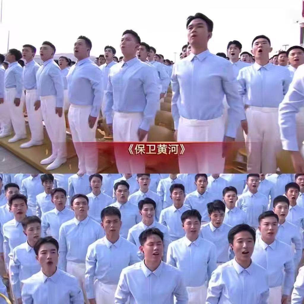 保卫黄河合唱服国庆演出服爱国