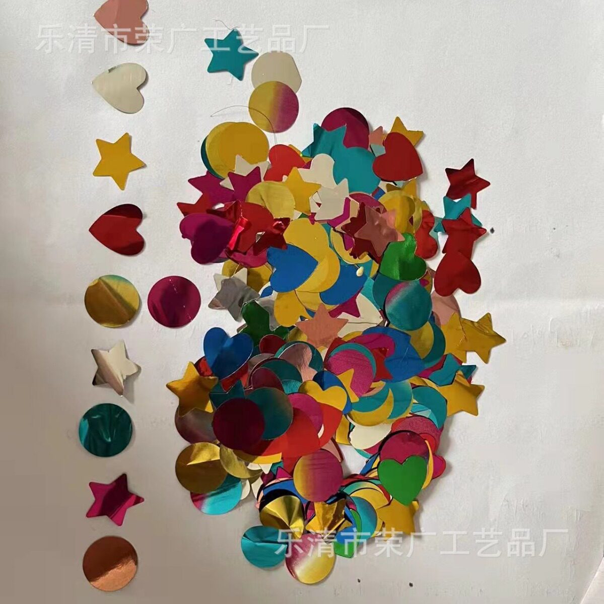 透明气球圆形亮片波波球填充物