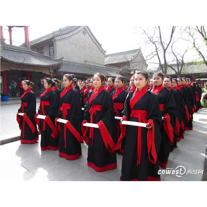 新款儿童国学汉服古装演出服幼儿