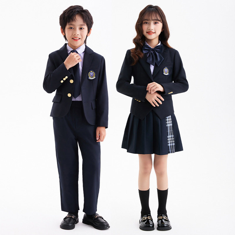 男女童校服秋款英伦风幼儿园园服