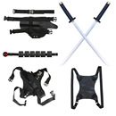 万圣节死侍成人儿童衣服配件死侍腰带枪套背带全套铠甲勇士专区