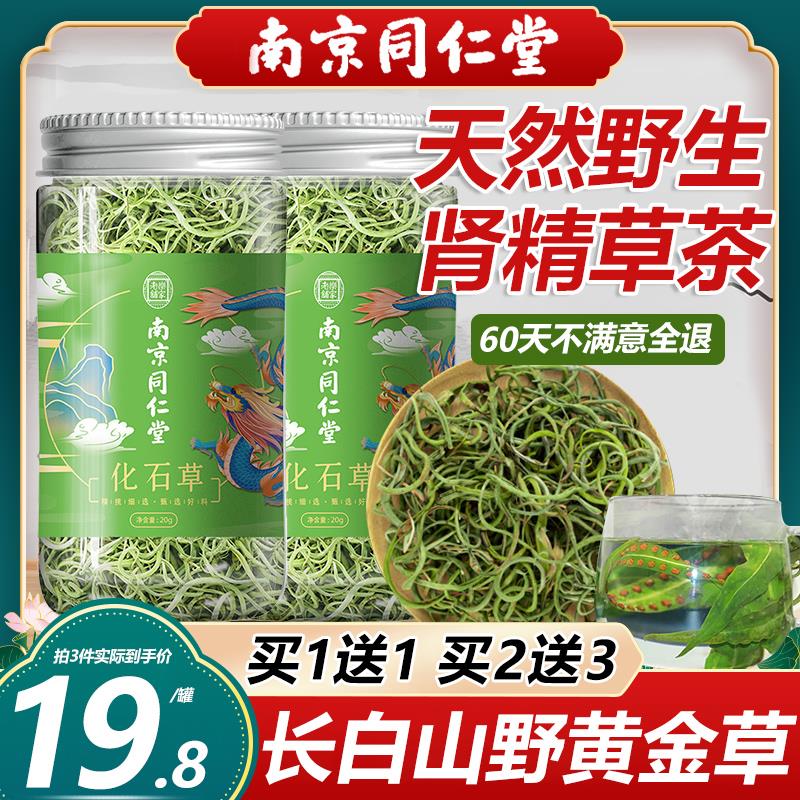 长白山野生肾精茶黄金草嗷嗷叫化石草补精非强肾茶猫须草正品肾结