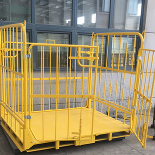 大型钢制周转箱 废旧家电拆解可堆垛折叠式网格回收箱