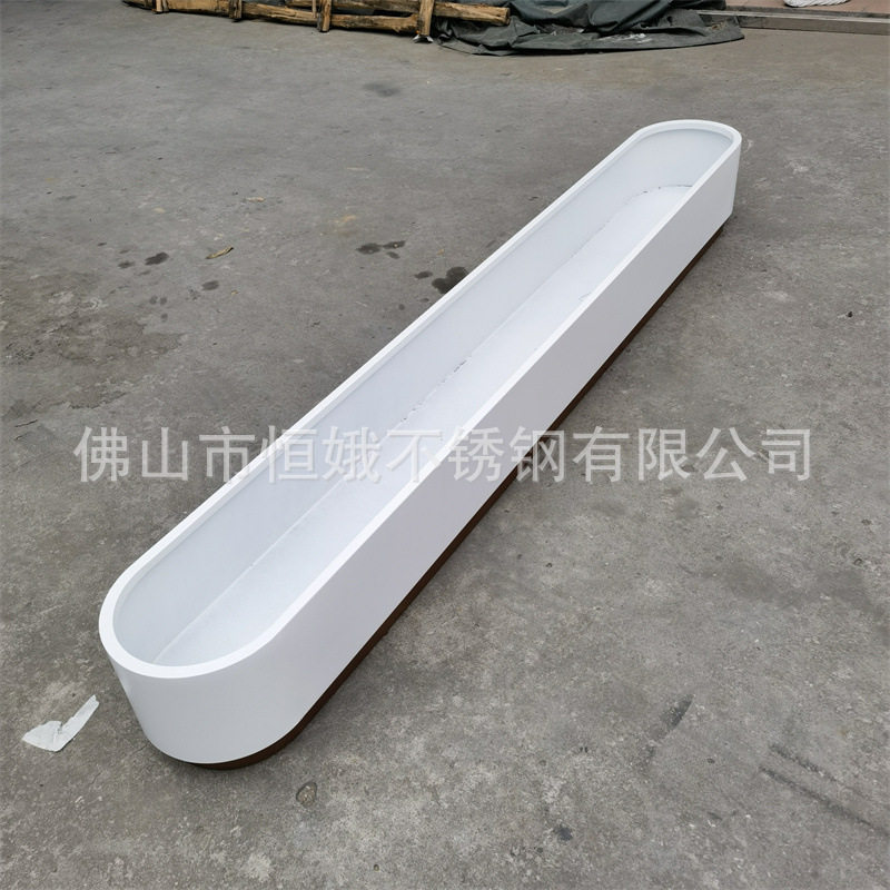 户外不锈钢花箱铁艺花箱 外摆围栏金属花盆长方形市政花槽组合,橡塑材料及制品,PP板,淘宝优惠券,粉丝福利购,淘宝优惠卷