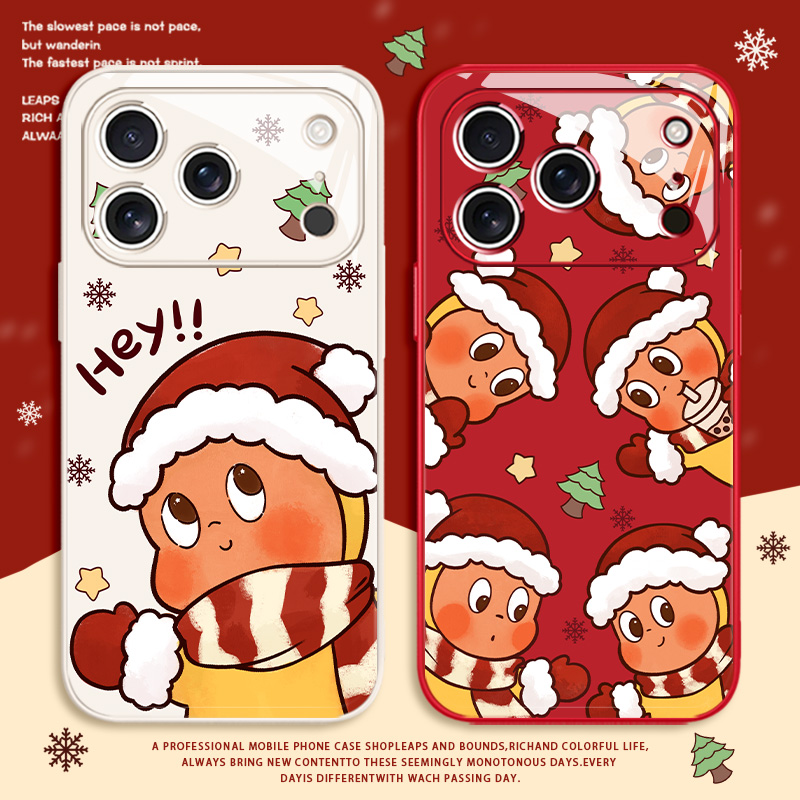 圣诞星星人手机壳适用苹果系列