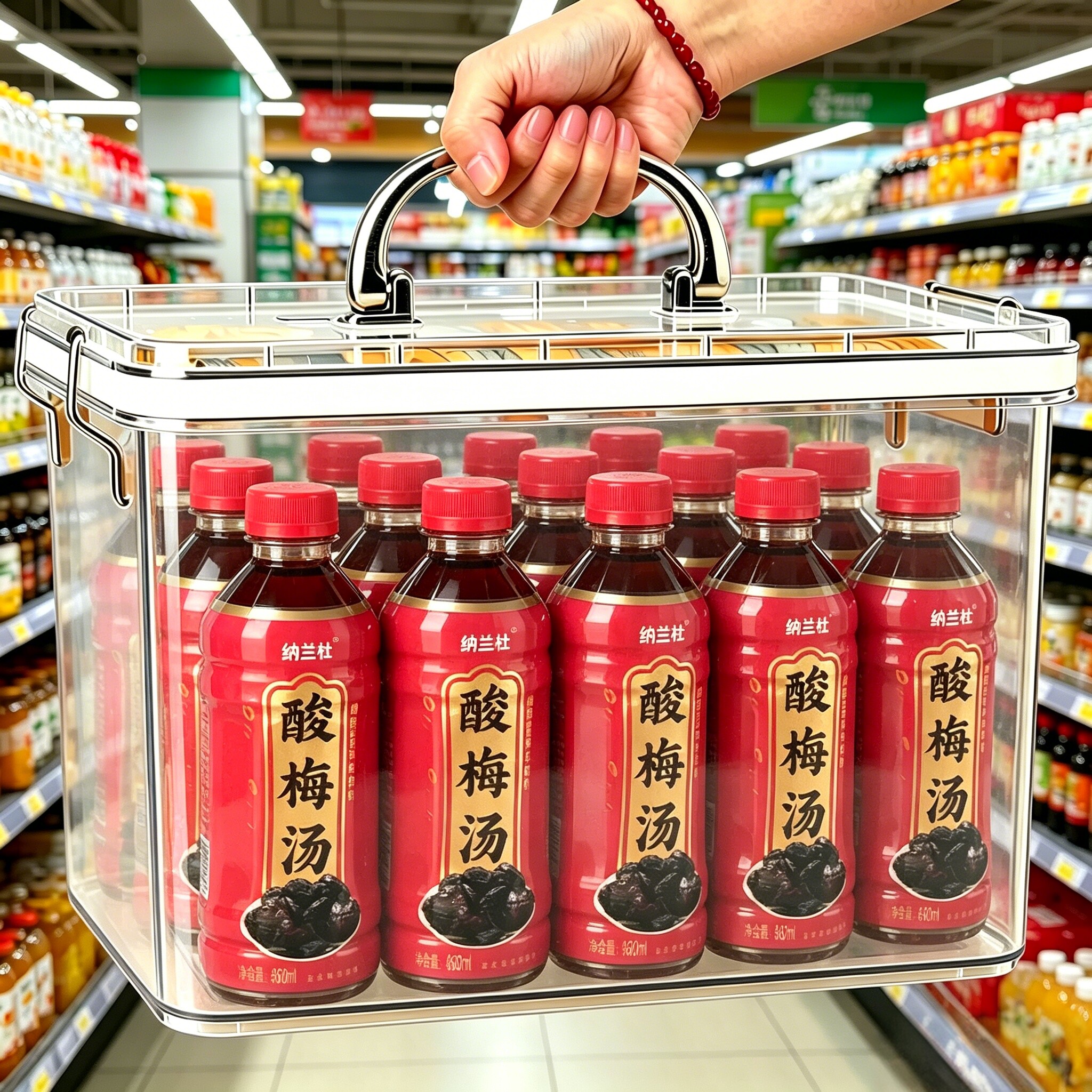 【买一送一】酸梅汤饮料整箱360ml*24瓶装正宗酸梅汤饮料网红饮料