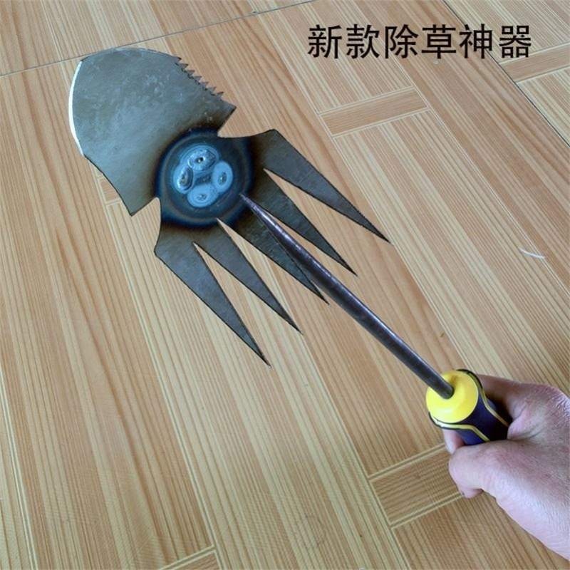 新款除草神器连根拔草工具园艺耙子除根锰钢小号手握式松土挖野菜