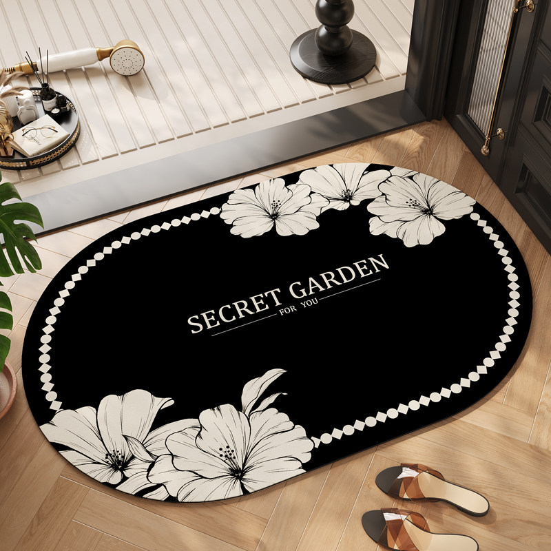 法式浴室门口脚垫卫生间厕所吸水防滑地垫洗手间进门速干地毯门垫,居家布艺,家用脚垫,淘宝优惠券,粉丝福利购,淘宝优惠卷