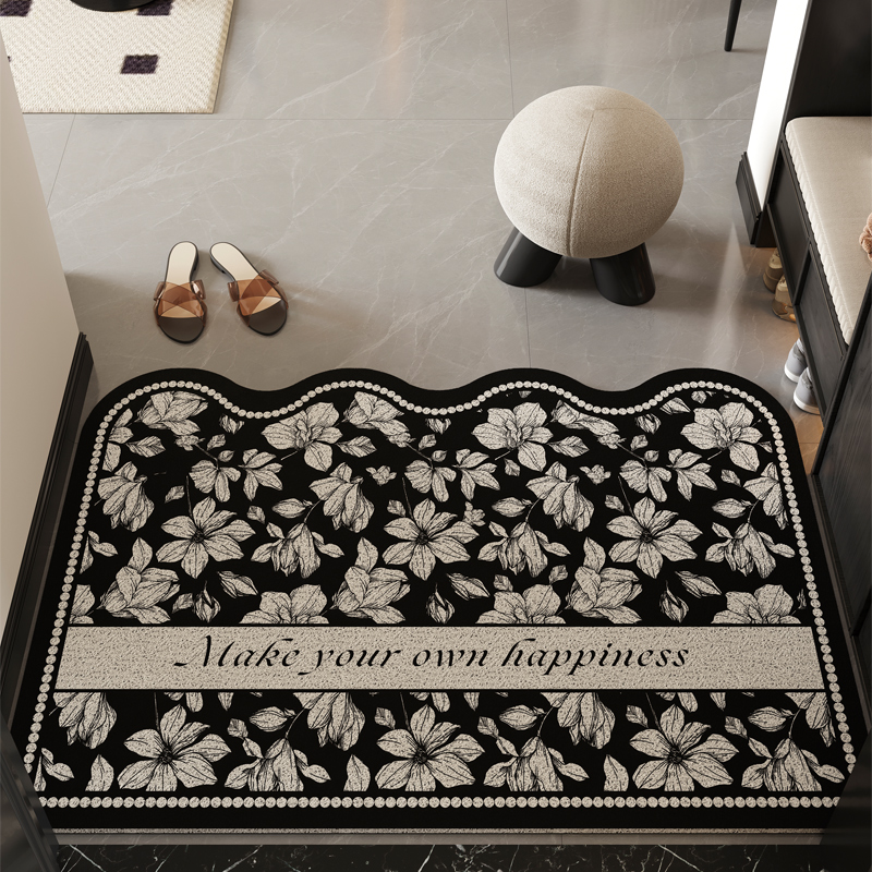 被我家问爆的复古繁花地垫爱惨了