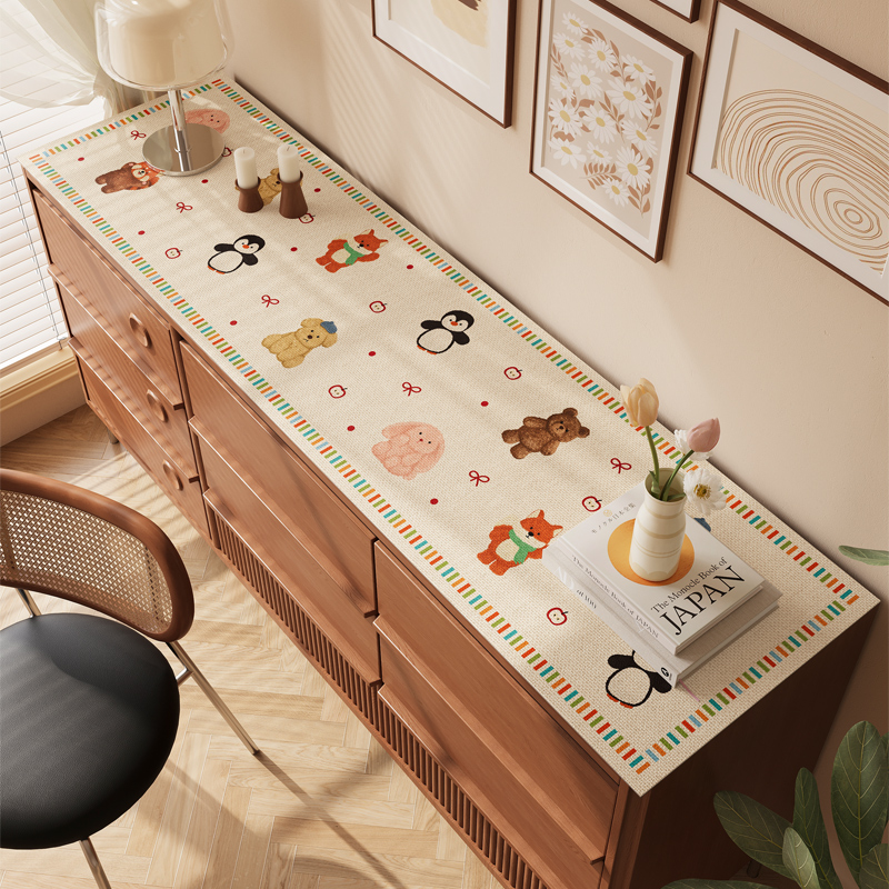 一张边柜垫变成了家里得颜值密码