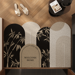 中古风入户门口专用地垫门外入户蹭土门垫进门高级感耐脏防滑脚垫
