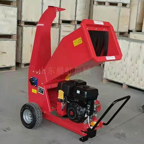 果园树枝粉碎机 园林枝条碎枝机 移动式木材破碎机