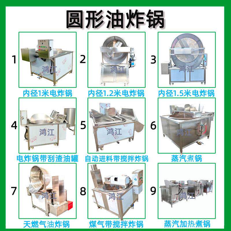 面筋油炸锅  鸡腿油炸锅 肉块油炸机电加热 排骨油炸设备全自动