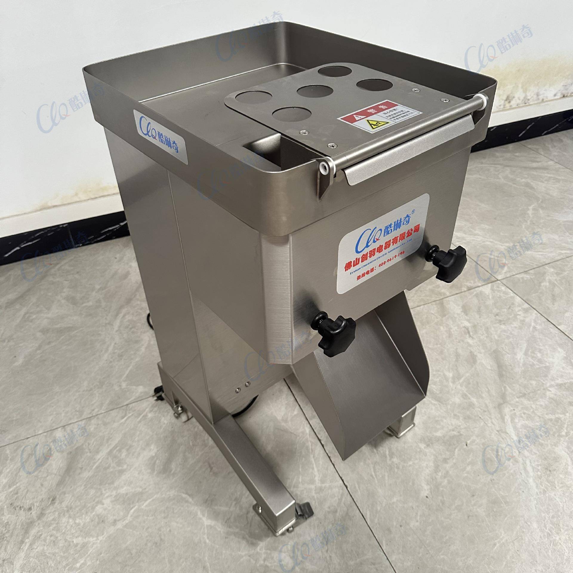 猪牛羊肉切片机 商用电动肉类制品伽工设备 五花肉鲜肉切薄片机