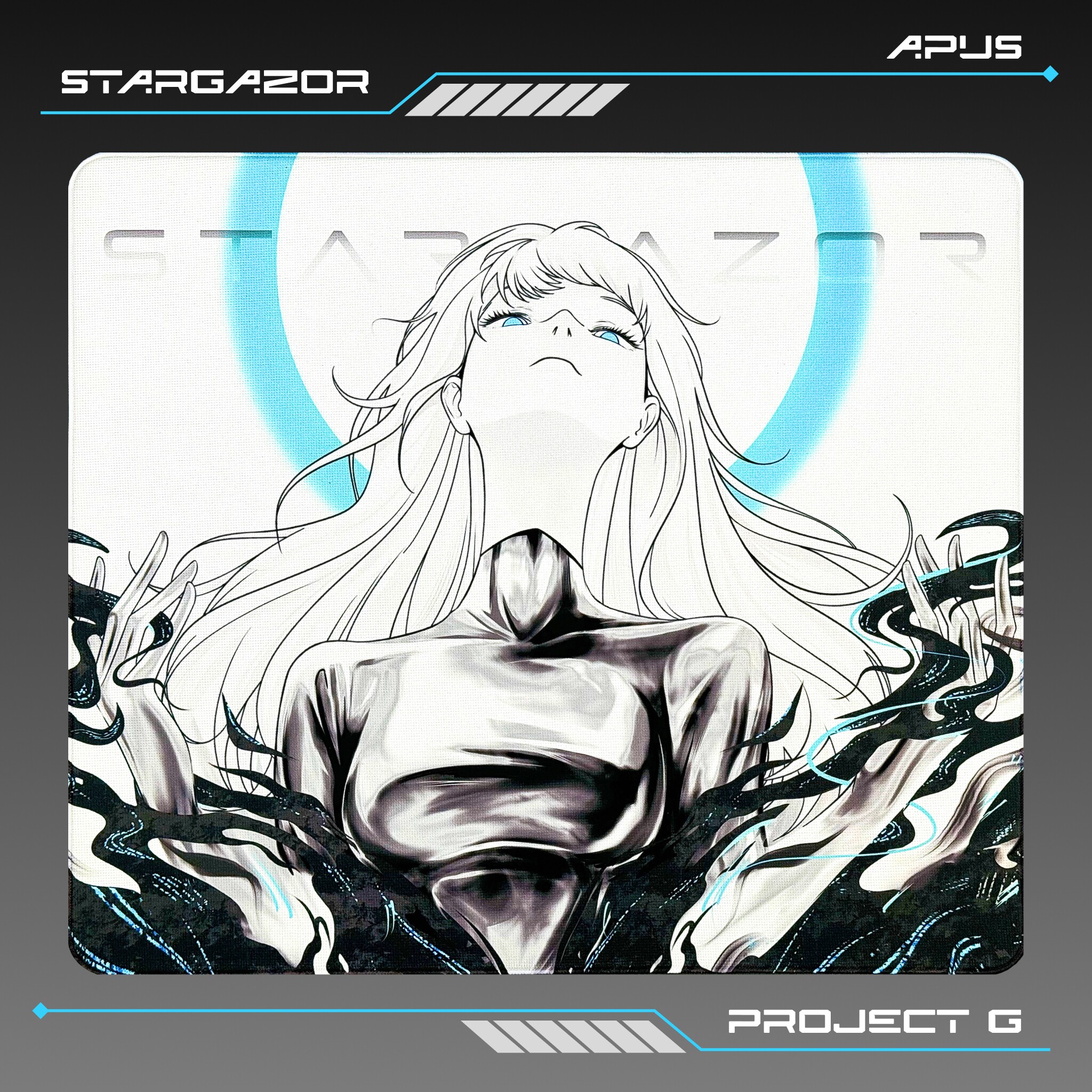 APUS星闪底胶控制鼠标垫二次元