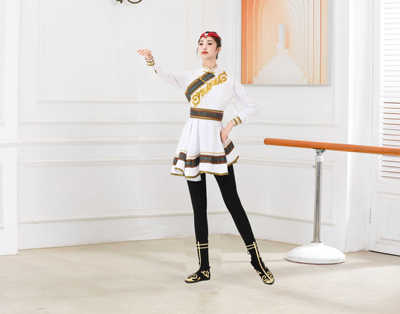 蒙古舞蹈少数民族考级联系练功服