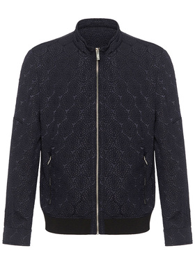 LIU·JOUOMO藏青色工装款夹克 提花 休闲舒适款夹克