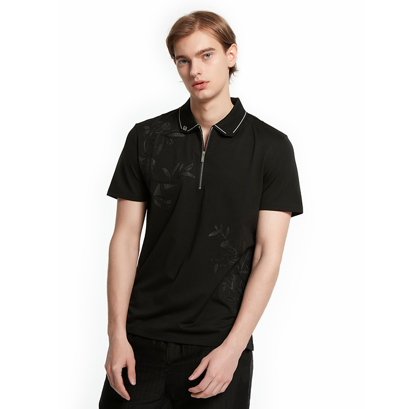 LIU·JOUOMO夏季短袖Polo衫