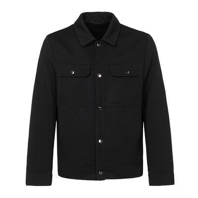 LIU·JO UOMO男士 春秋款休闲舒适微弹力翻领夹克外套上衣