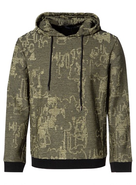 LIU·JOUOMO 秋冬三色毛圈提花卫衣男士外套09115226009