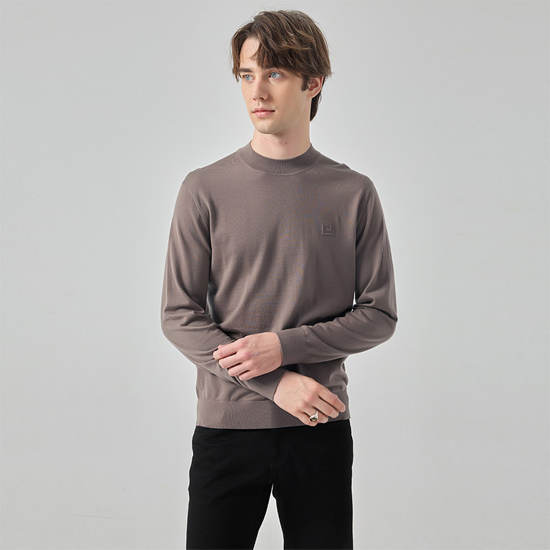 LIU·JO UOMO男士 秋冬款休闲舒适圆领绵羊毛套头毛衫内搭上衣,男装,针织衫/毛衣,淘宝优惠券,粉丝福利购,淘宝优惠卷