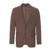 LIU·JO 简约西服舒适柔软外套 UOMO春秋压皱平驳领休闲西装