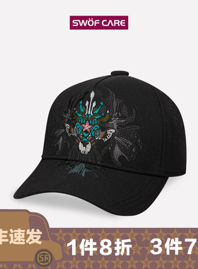 [3件7折]思沃福DEAR DEER麋鹿刺绣帽子 网孔透气男女卡车棒球帽